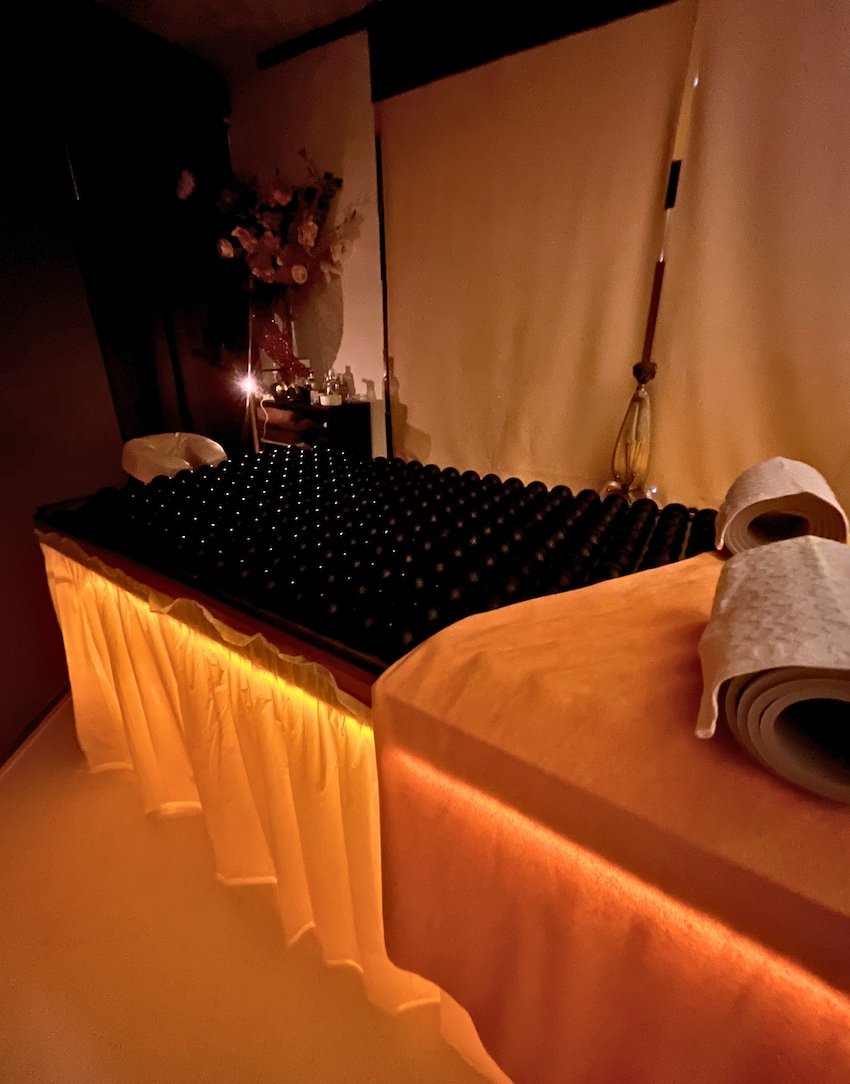 De unieke massagetafel